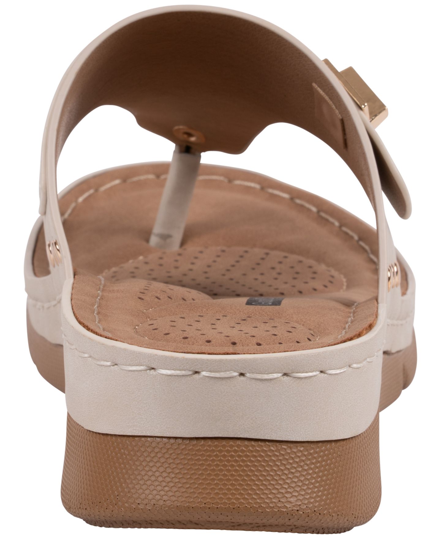 Женские сандалии GC Shoes Arla Thong Slip On Comfort, цвет: Бежевый — фото 3