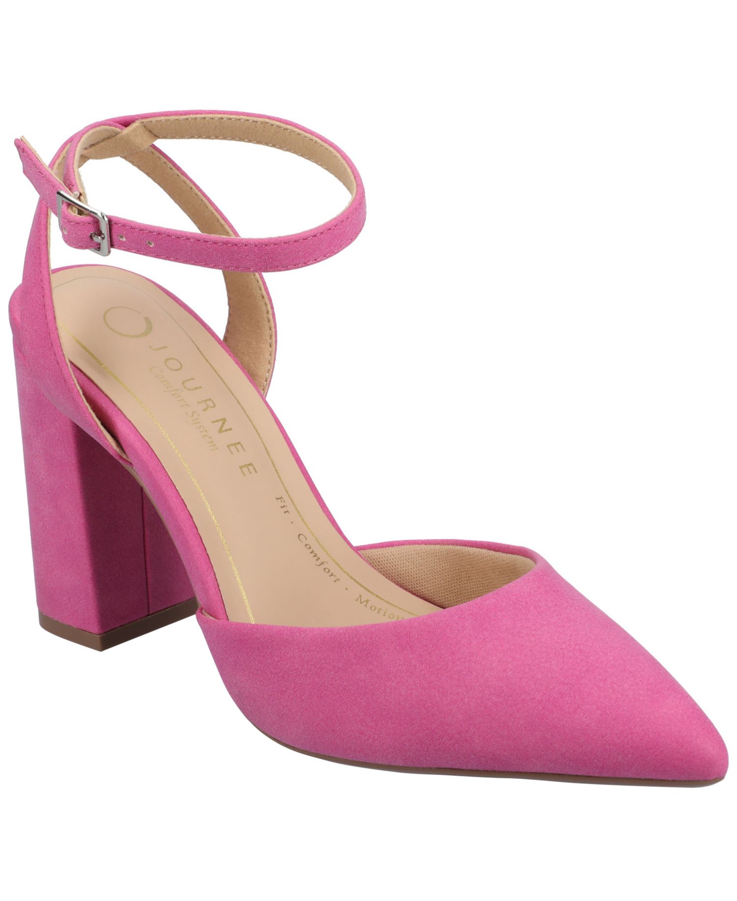 Women's Tyyra Ankle Strap Block Heel Pumps
