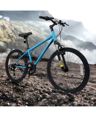 Kids Mountain Bike with Suspension Fork Six Speed Drivetrain and Dual V Brakes