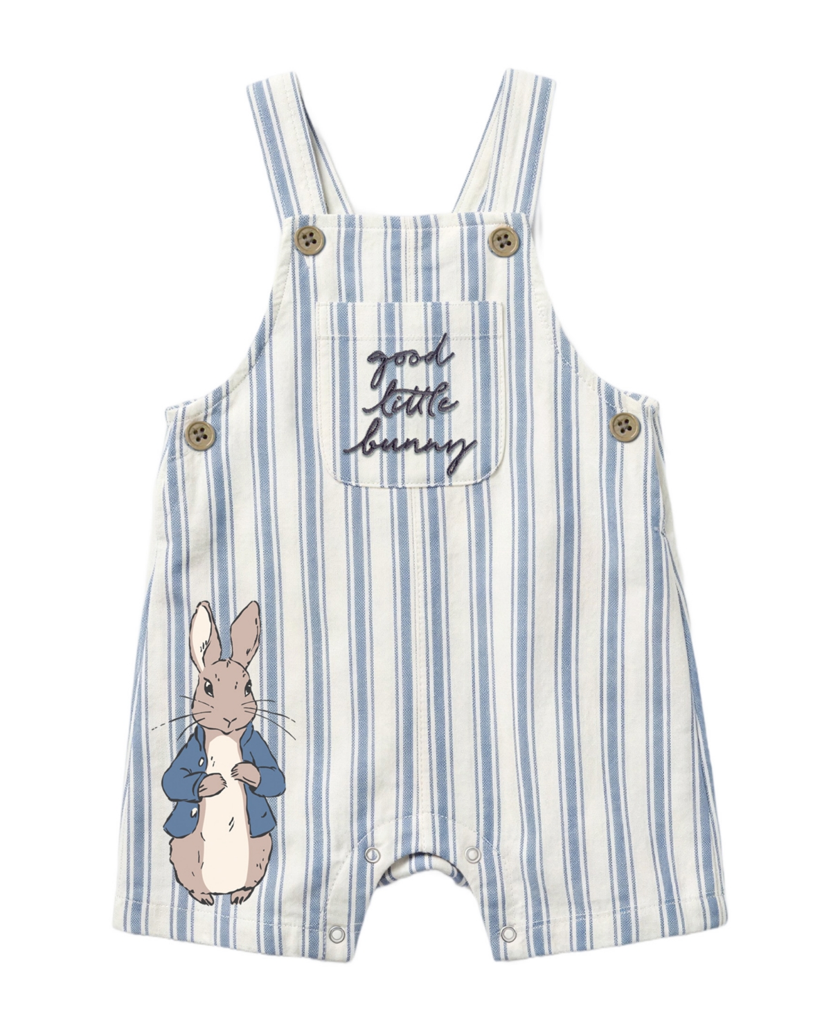 Disney Baby Boys' Peter Rabbit Shortall, T-Shirt and Bucket Hat, 3-Piece Set