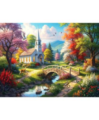 Sanctuary in Blooming Harmony 500 piece Jigsaw Puzzle for Adults