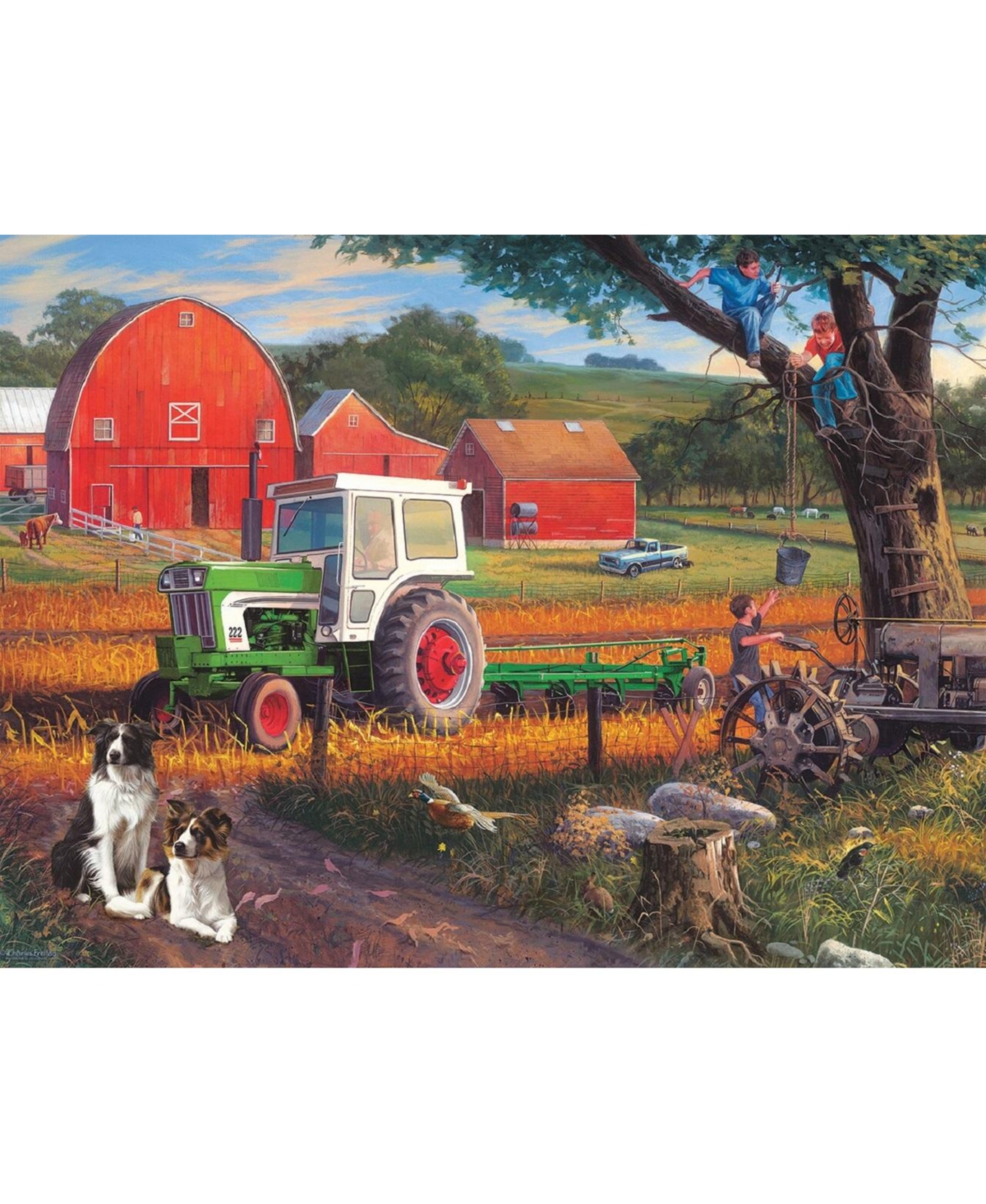 SunsOut The Farm 300 piece Jigsaw Puzzle for Adults