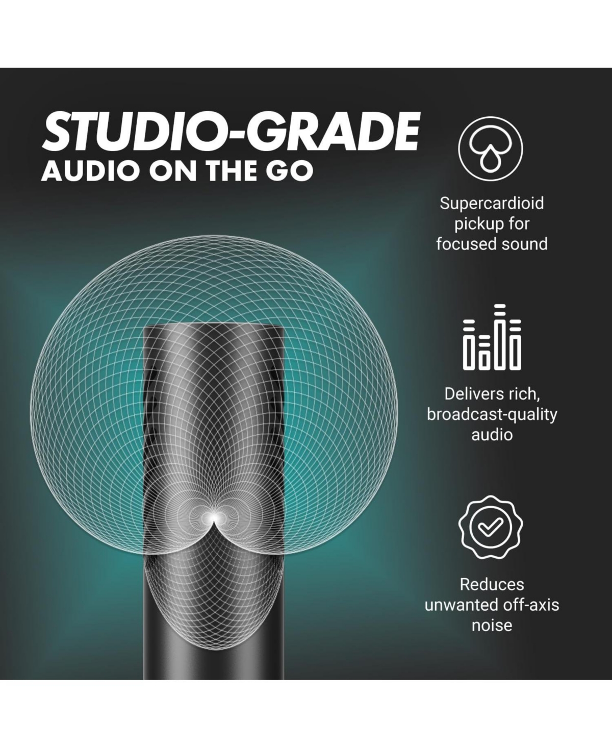 Movo VXR10-ai Shotgun Microphone with Ai Noise Cancellation for Cameras, Smartphones, Computers