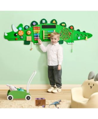 Montessori Wall Activity Board for Kids with Sensory Learning Games