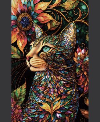 A Happy Cat 550 piece Jigsaw Puzzle for Adults