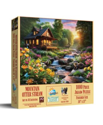Mountain Otter Stream 1000 piece Jigsaw Puzzle for Adults