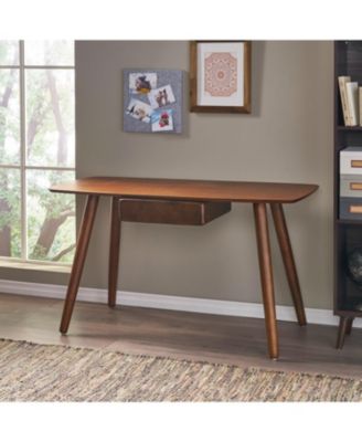 Walnut Desk with Drawer - Modern Home/Office Furniture