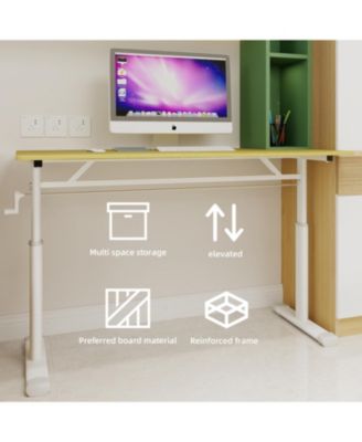Adjustable Height Study Desk - Kids & Adults, Compact Design