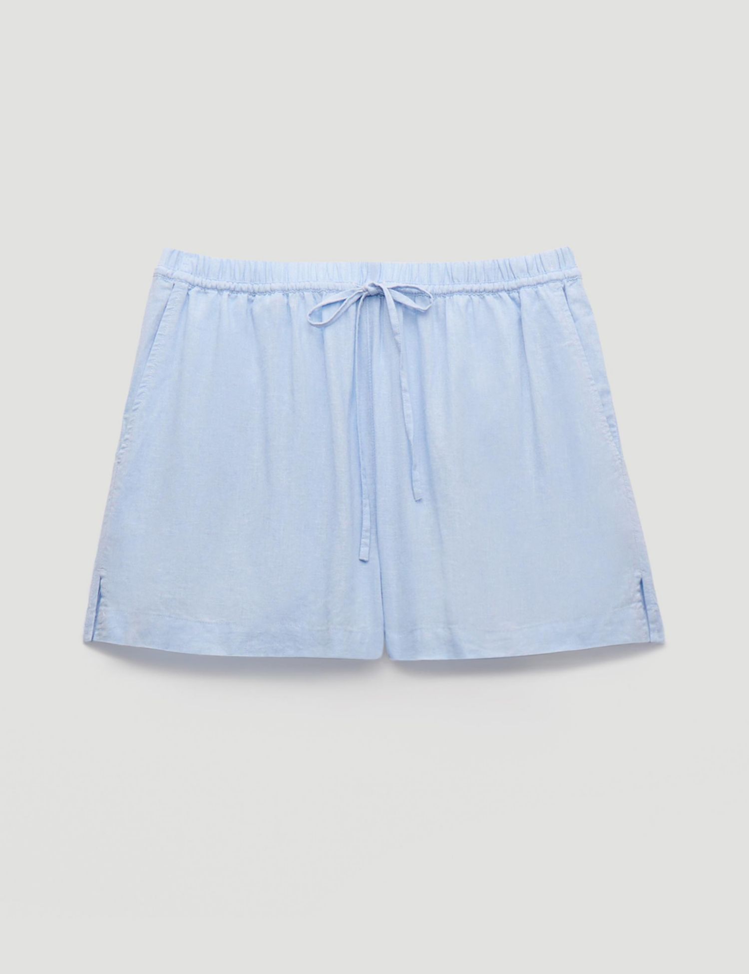 Women's Ernie Gathered Linen Beach Short