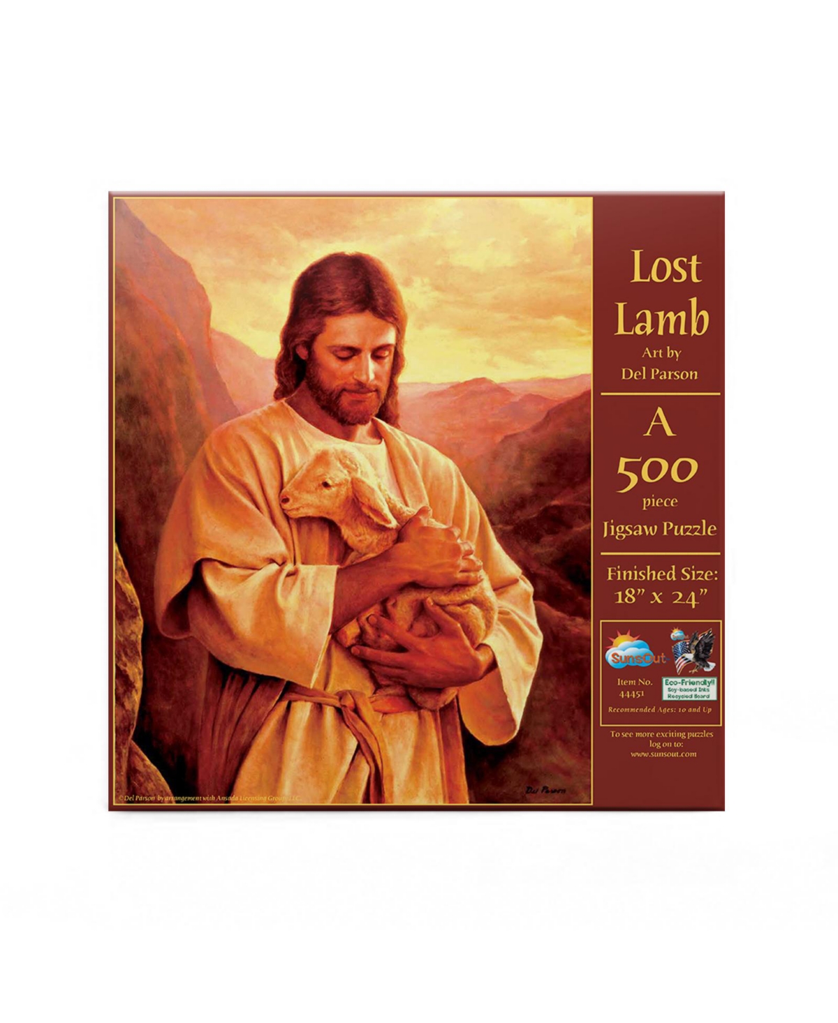 SunsOut Lost Lamb 500 piece Jigsaw Puzzle for Adults