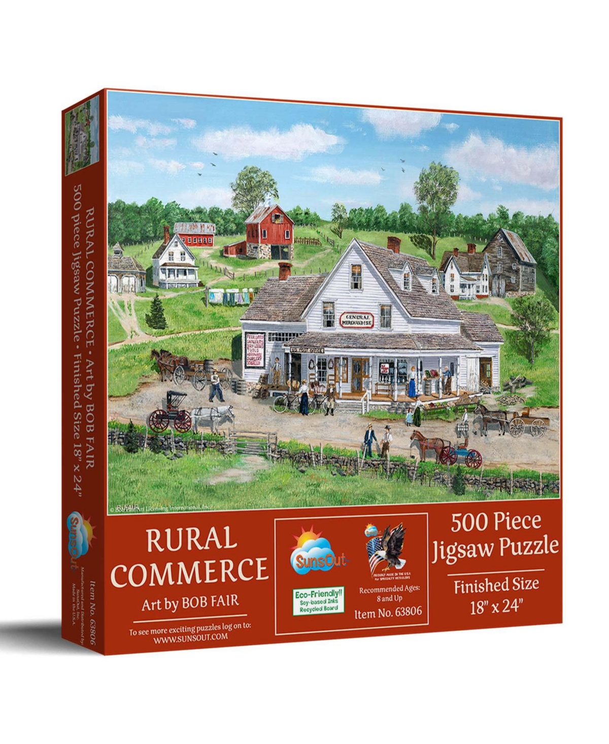 SunsOut Rural Commerce 500 piece Jigsaw Puzzle