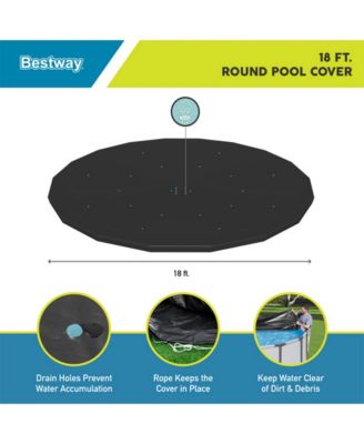 Flowclear Round 18' Pool Cover for Above Ground Frame Pools (Cover Only)