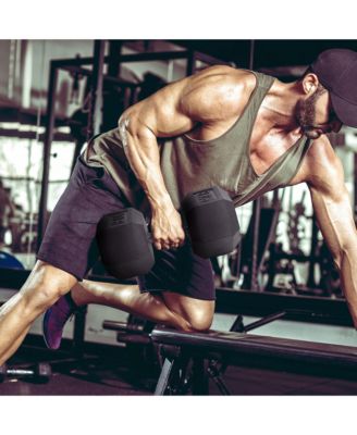 Hex Single Dumbbell Strength Training Workout Equipment, 90 lb