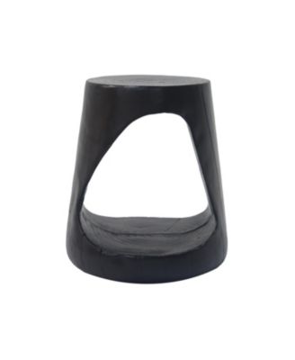 Hollow Side Table, Wood-like texture