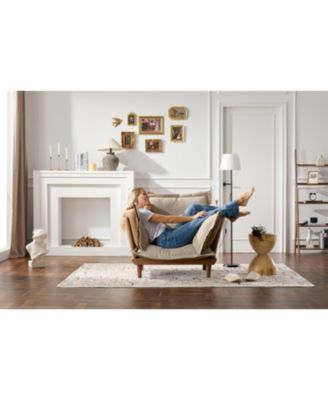 Modern Style Chenille Oversized Armchair Accent Chair Single Sofa Lounge Chair for Living Room, Bedroom