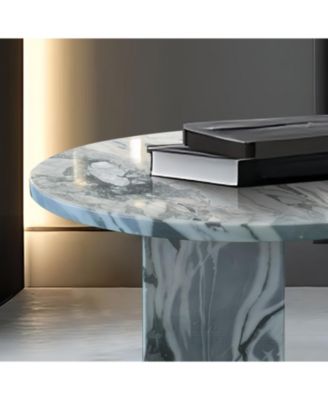 Marble Coffee Table - 17.7"