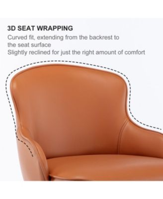    Titanium Leather Bar Stool