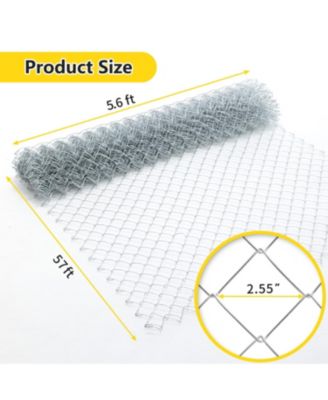 Farm Fence 5.6ft x 57ft Galvanized Field Wire