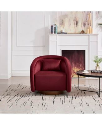 Velvet Swivel Accent Chair