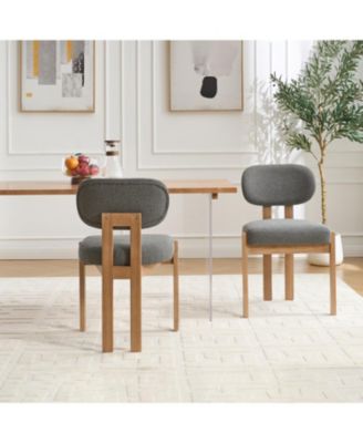 Modern Fabric Upholstered Dining Chairs