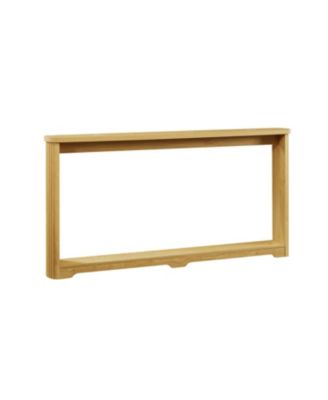 + 70" + Wood + Corrugated Design + Console Table