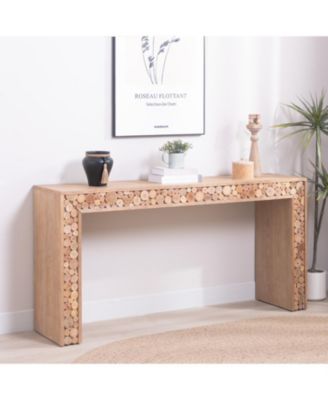 Streamdale Rustic Wood Console Table - 62" Entryway/Sofa Table