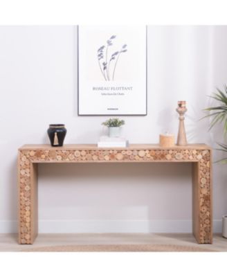 Streamdale Rustic Wood Console Table - 62" Entryway/Sofa Table