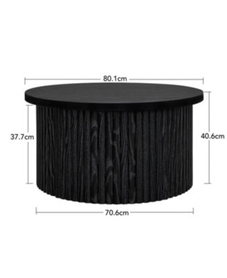 Modern Round Coffee Table Accent Table