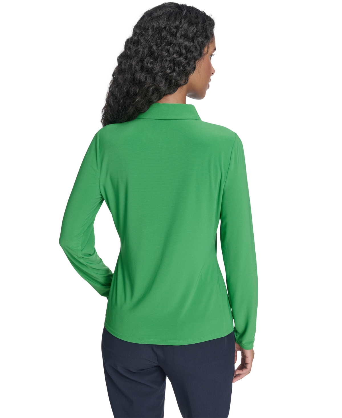 Tommy Hilfiger Women's Long-Sleeve Collared Shirt