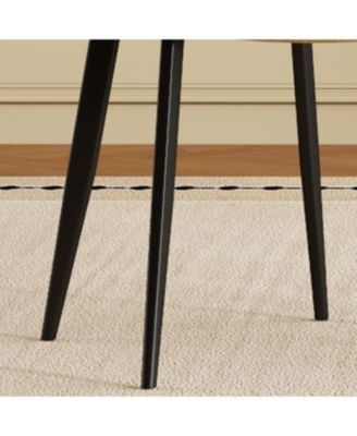 Set of 4 PU Leather Dining Chairs