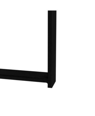 Modern Retro Round Coffee Table - Black Cross Legs