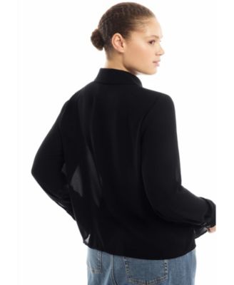 Women's June + Vie Ruffled Georgette Blouse