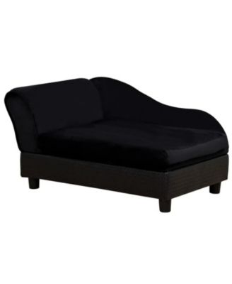 Black Small Cat Sofa with Storage