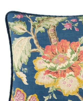 Secret Garden Floral Square Decorative Pillow, 18" x 18"