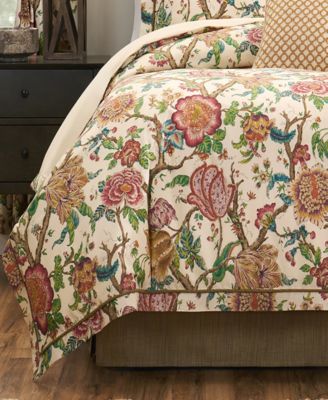 Bronte Floral 4-Pc. Comforter Set, King