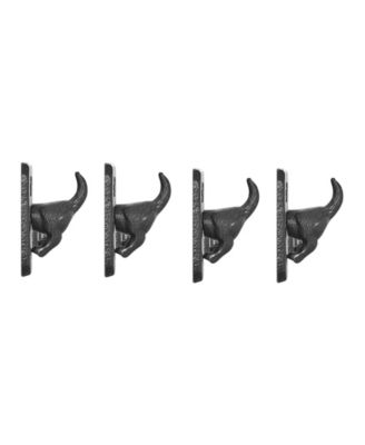 4 Piece Dog Tail Wagging Decorative Wall Hook Set