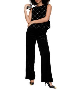 Women's Chiva Beaded Velvet Top