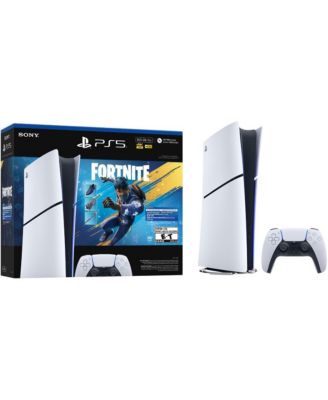 PlayStation 5 Digital Edition Slim Console Fortnite Flowering Chaos Bundle – White