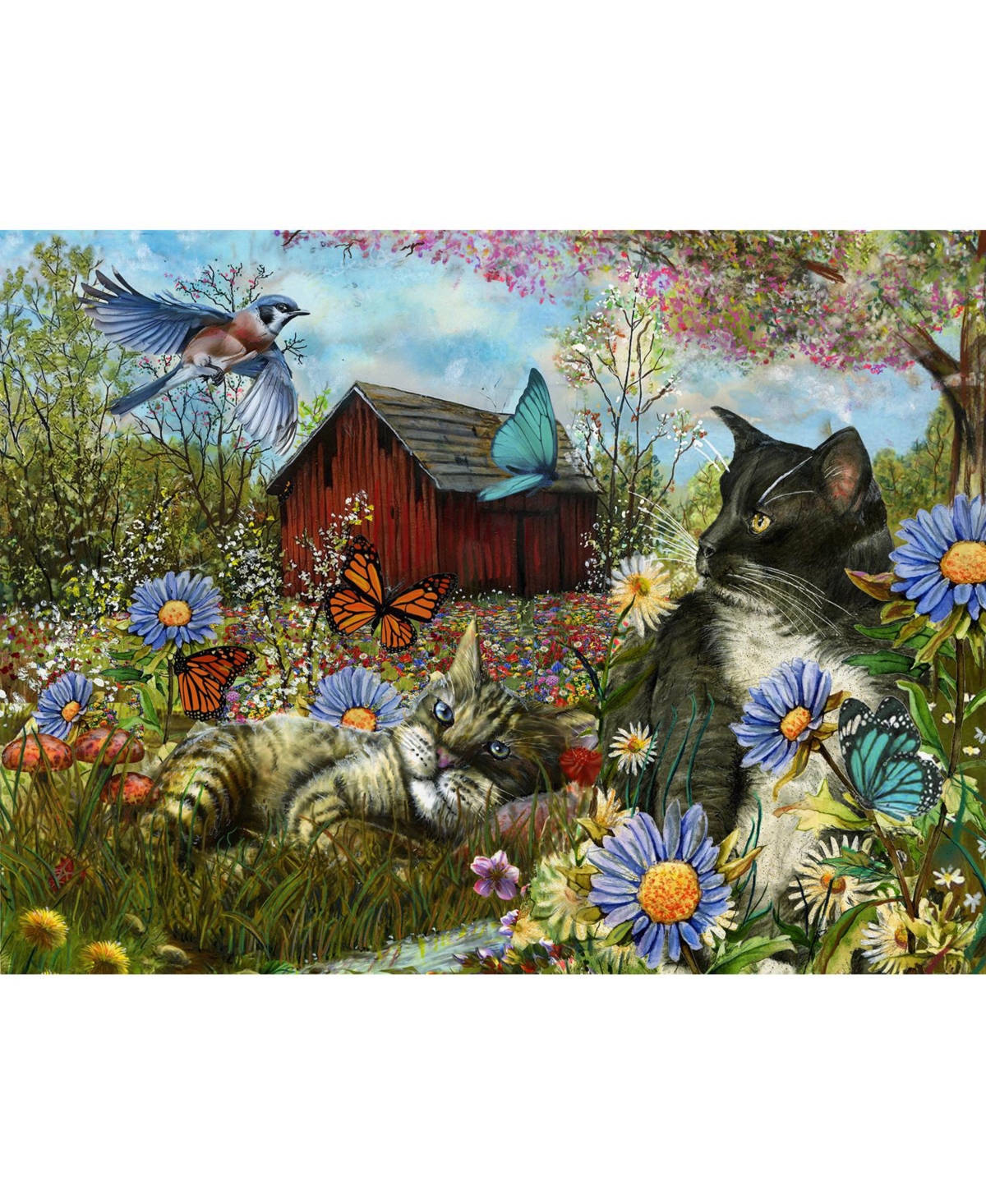 SunsOut Out in the Field 300 piece Jigsaw Puzzle for Adults