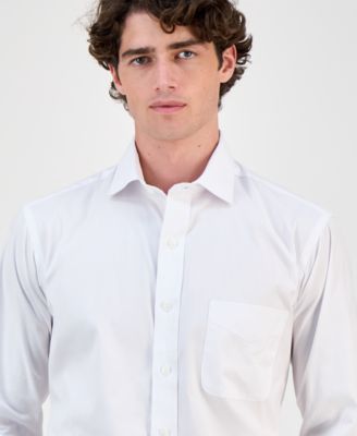 Men's Regular Fit Pinpoint Dress Shirt, Created for Macy's