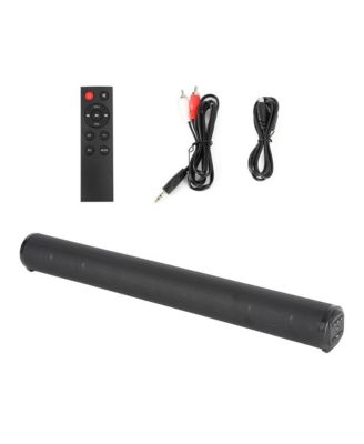 4-Speaker Sound Bar with Wireless Bass, Bluetooth 5.0, TWS & Multiple Inputs