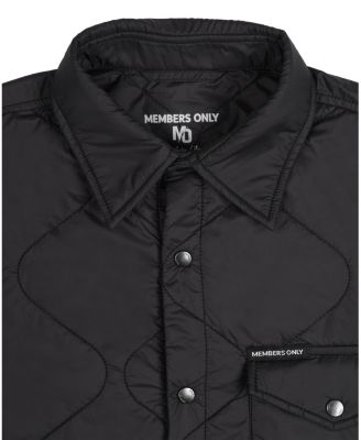 Men's Quilted Shirt Jacket