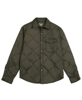 Men's Quilted Shirt Jacket