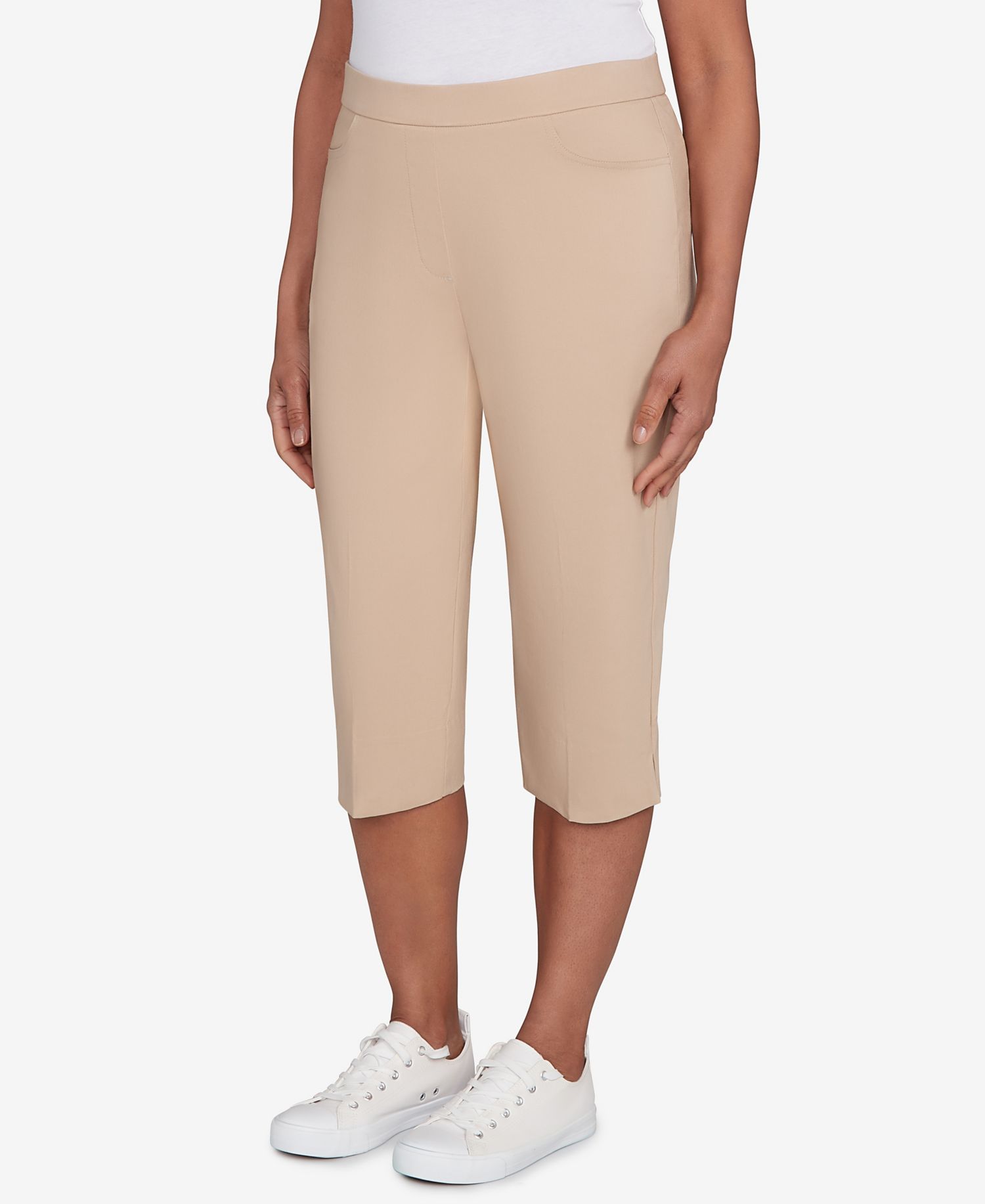 Petite Classic Allure Stretch Clamdigger Pants