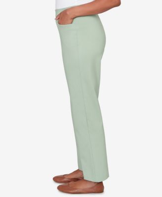 Petite St. Augustine Tailored Stretch Comfort Waistband Front Pocket Pants
