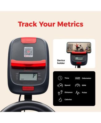 ACTIVE 200 Smart Exercise Bike w/Pulse Sensor, Indoor Cardio Cycling Machine w/Adjustable Handlebar & Seat