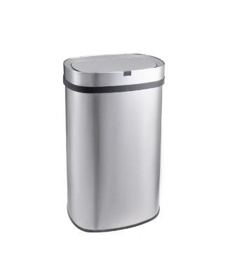 18 Gallon Stainless Steel Oval Motion Sensor Trash Can for Kitchen