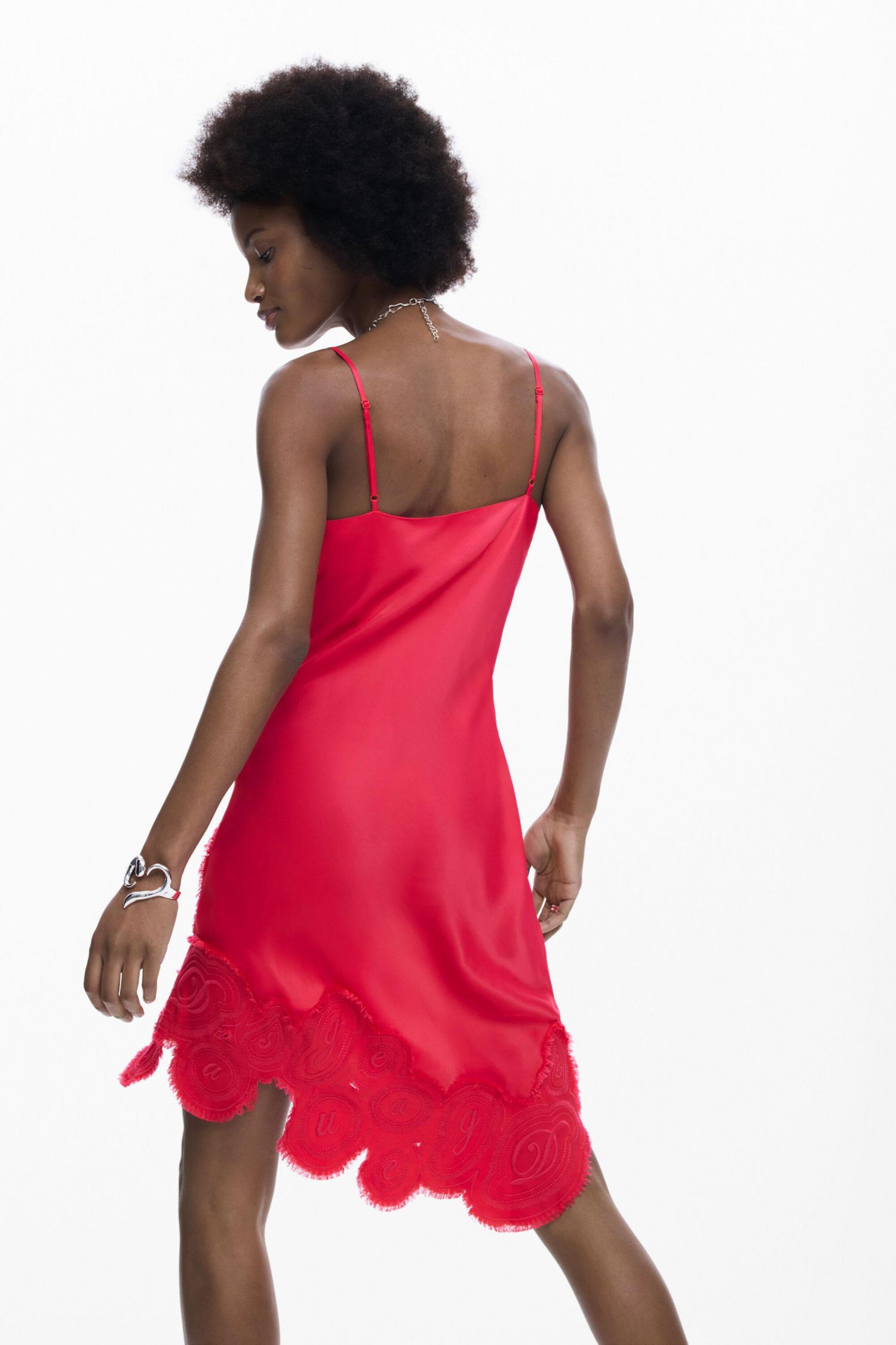 Women's Asymmetrical slip dress