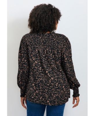 Women's Abby Blouson Sleeve Blouse