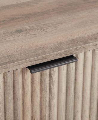 Dumbo Fluted 2-Drawer Wood Nightstand, Set of 2